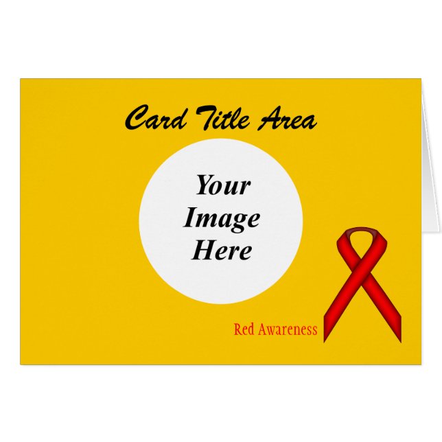 Red Standard Ribbon Sjabloon door Kenneth Yoncich (Voorkant Horizontaal)