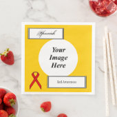 Red Standard Ribbon Sjabloon door Kenneth Yoncich Servetten (Insitu)