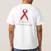 Red Standard Ribbon T-shirt (Achterkant)