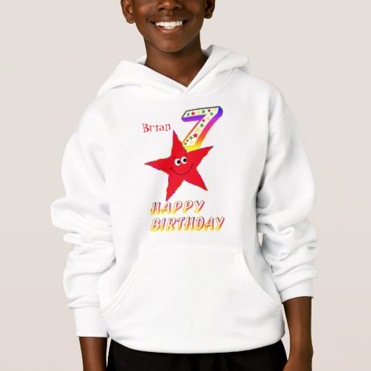 Red Star 7e Verjaardag Shirt (Voorkant)