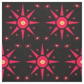 Red Star Abstracte verbinding Stof (Swatch)