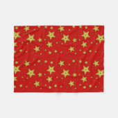 Red star blanket fleece deken (Voorkant (Horizontaal))