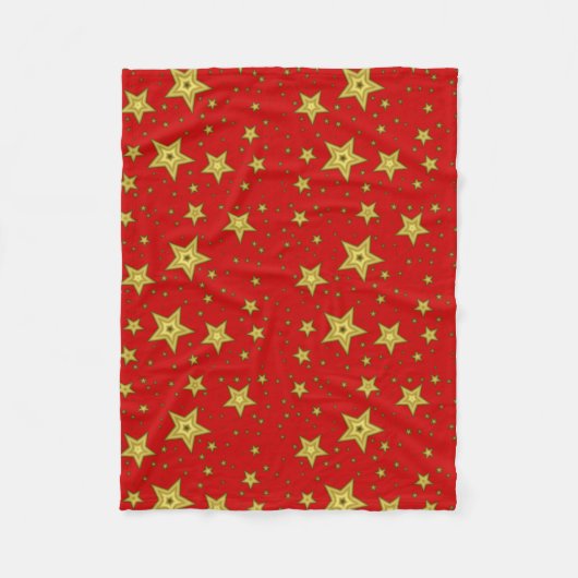 Red star blanket fleece deken (Voorkant)