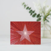 Red Star-briefkaart Briefkaart (Staand voorkant)