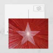 Red Star-briefkaart Briefkaart (Voorkant / Achterkant)
