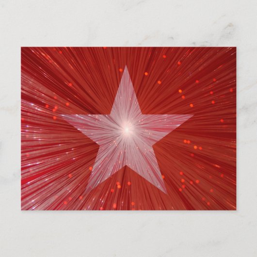Red Star-briefkaart Briefkaart (Voorkant)