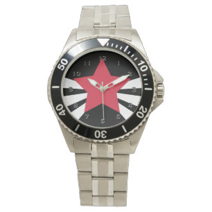Red Star Burst horloge