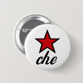 Red Star Che Guevara! Ronde Button 5,7 Cm (Voorkant /achterkant)