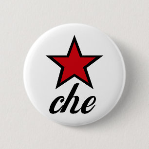 Red Star Che Guevara! Ronde Button 5,7 Cm