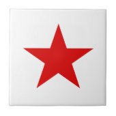 Red Star Communist Tegeltje (Voorkant)