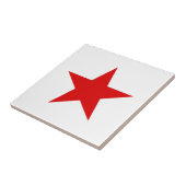 Red Star Communist Tegeltje (Zijkant)