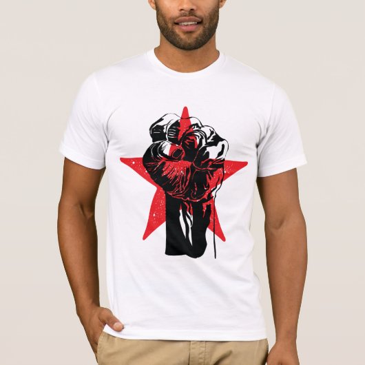 Red Star Fist Ernesto Che Guevara (T-shirt) T-shir T-shirt (Voorkant)