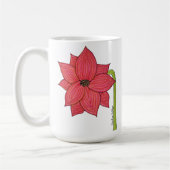 Red Star Flower Koffiemok (Links)