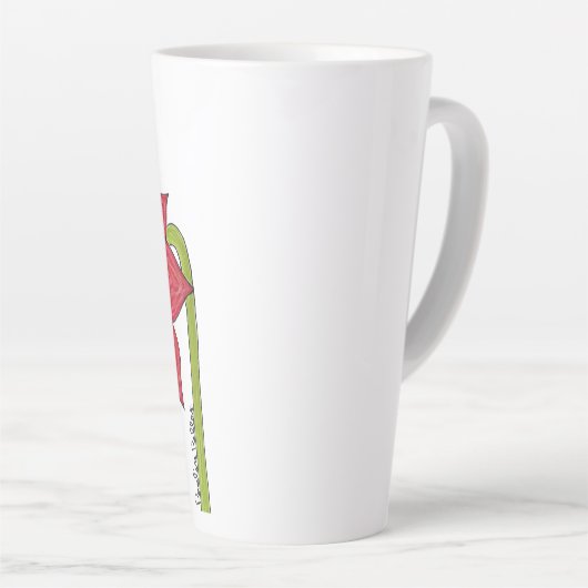 Red Star Flower Latte Mok (Rechterhoek)