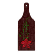 Red Star Gazer Lily Cutting Board Snijplank (Voorkant)