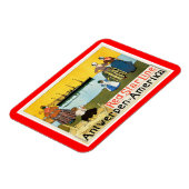 Red Star Line ~ Antwerpen-Amerika Magneet (Linkerzijde)
