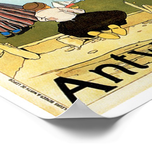 Red Star Line ~ Antwerpen-Amerika Poster (Hoek)