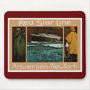 Red Star Line ~ Antwerpen-New York Muismat