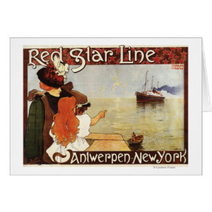 Red Star Line Cruises naar New York Promo Poster