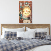 Red Star Line New York Antwerpen Stoomschip Canvas Afdruk (Insitu (Slaapkamer))