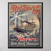 Red Star Line Poster (Voorkant)