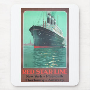 Red Star Line Titanic oude advertentie Muismat