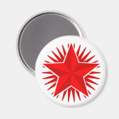 Red Star Magnet (Voorkant / Achterkant)