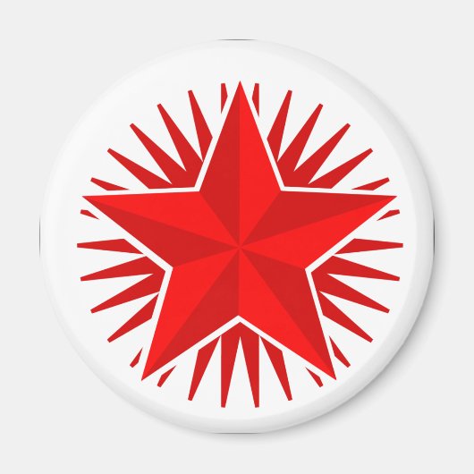 Red Star Magnet (Voorkant)