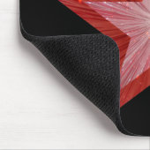 Red Star mousepad zwart Muismat (Hoek)