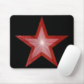 Red Star mousepad zwart Muismat (Met muis)