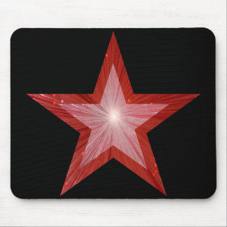 Red Star mousepad zwart Muismat
