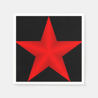 Red Star Paper Napkin Servet