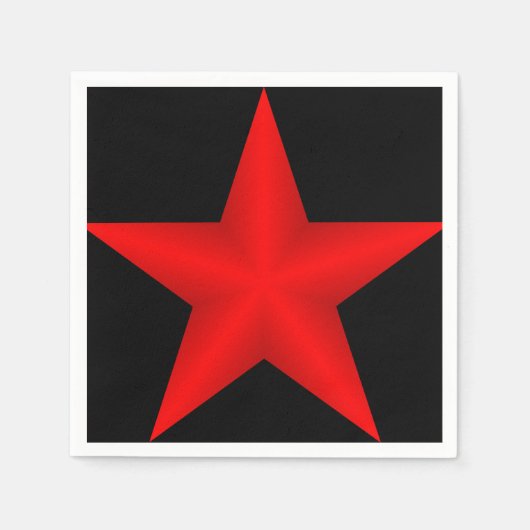 Red Star Paper Napkin Servet (Voorkant)