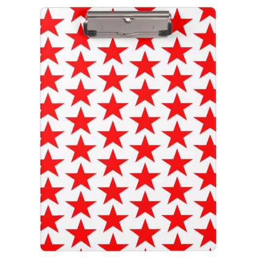 Red Star Patroon Klembord (Voorkant)