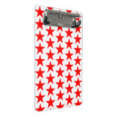 Red Star Patroon Mini Klembord (Schuin)