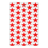 Red Star Patroon Mini Klembord (Achterkant)