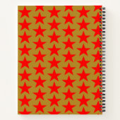 Red Star Patroon Notitieboek (Achterkant)