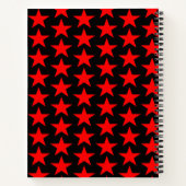 Red Star Patroon Notitieboek (Achterkant)