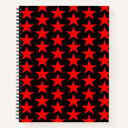 Red Star Patroon Notitieboek (Voorkant)