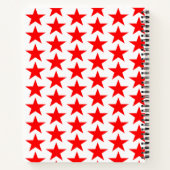 Red Star Patroon Notitieboek (Achterkant)