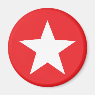 Red Star-pictogram Magneet