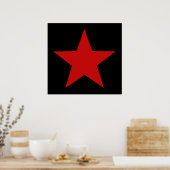 Red Star Poster (Keuken)