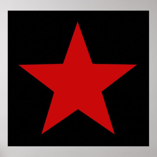 Red Star Poster (Voorkant)
