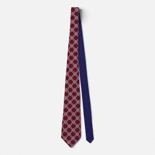 Red Star Prisms Neck Tie Stropdas (Voorkant)