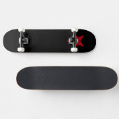 Red Star Skateboard (Horizontaal)