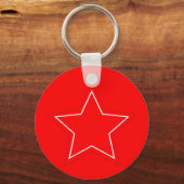 Red Star Sleutelhanger (Achterkant)