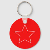 Red Star Sleutelhanger (Achterkant)