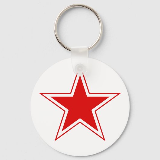 Red Star-sleutelhanger van de Sovjet-luchtvaart Sleutelhanger (Voorkant)