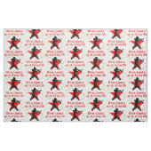 RED STAR SOFTBALL IS MIJN LEVENSSTIJL STOF (Fat Quarter)