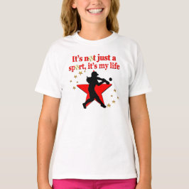 RED STAR SOFTBALL IS MIJN LEVENSSTIJL T-SHIRT